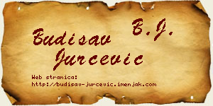 Budisav Jurčević vizit kartica